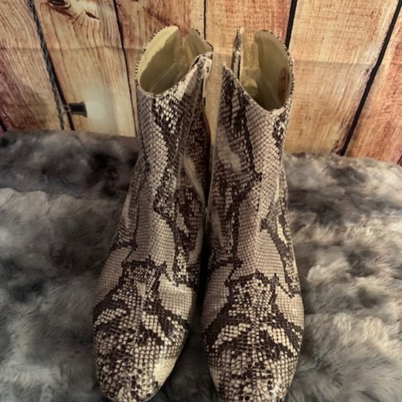 Leather Snakeskin Boots - Picture 5 of 8